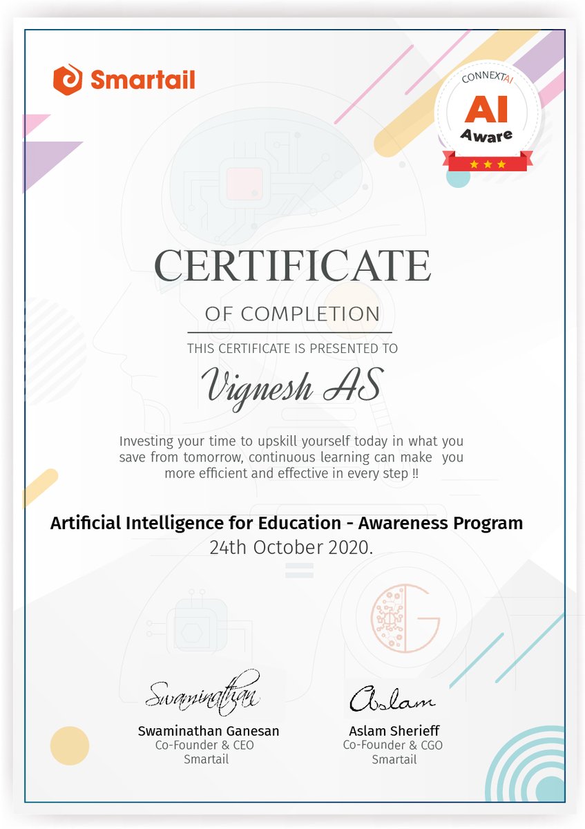 Smartail_'s tweet photo. Hurray !! Another successful webinar from #ConnextAI.
#JustDeepGradeit
#SDG #UNESCO #educationgoals #AI #edtech #schoolmanagement #futureeducation #education #learningsolutions #school #teacher #digitaldisruption #webinars2020 #digitaltransformation #futuregrading https://t.co/lxVSMDbK0X