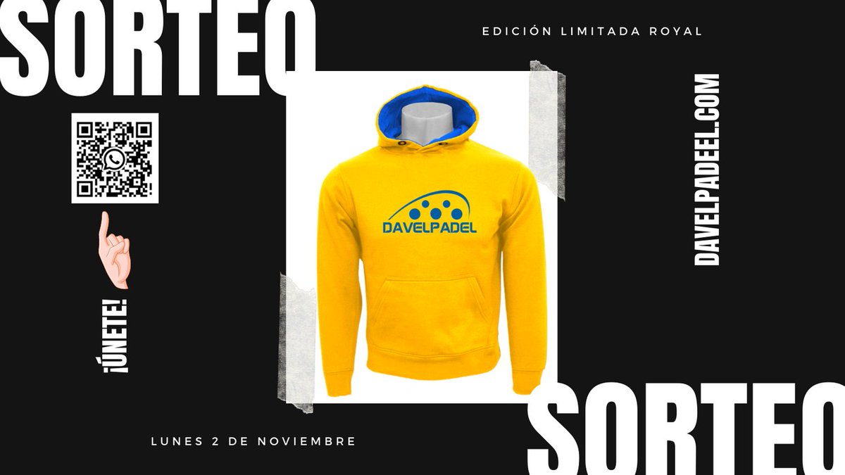 ➡️ ¡Participa ahora! 👉 GANA #gratis una SUDADERA EDICIÓN LIMITADA ROYAL 

✅ COMENTA esta publicación todas las veces que quieras 
✅ SIGUENOS
✅ ETIQUETA a dos amig@s

#padelfun #padelamateur #padelitaliano #padelon #worldpadeltour #padelmadrid #ropadepadel #padelgood