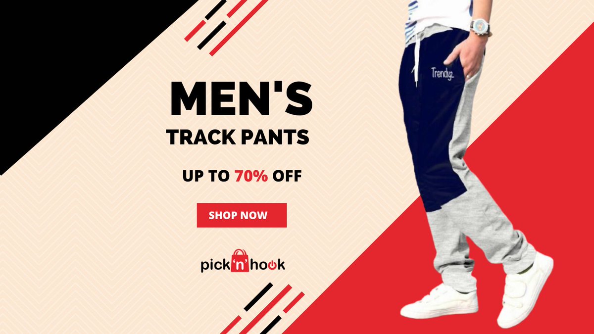picknhook's tweet photo. Get Up To 70% Off on Men’s Track Pants
#menstrackpants #trackpants #mensfashion 
* Free Shipping
Find More @ https://t.co/7tfsTmzled https://t.co/dkqtvwHWt1