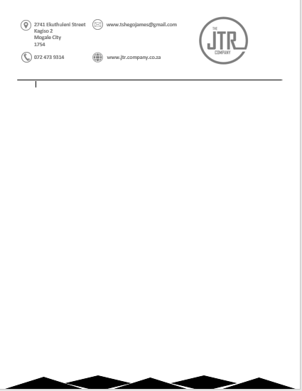 agnowam_'s tweet photo. Get your company image done right the first time 🌟🌟🌟

Get the following package:

1. Logo Design
2. Letterhead Template
3. Invoice/Quotation Template
4. Business Profile Design (5pages max)
And 
5. Free Business Card Design

⭐For only R1000⭐

📞: 072 473 9314 Whatsapp https://t.co/d8rrhKuae5