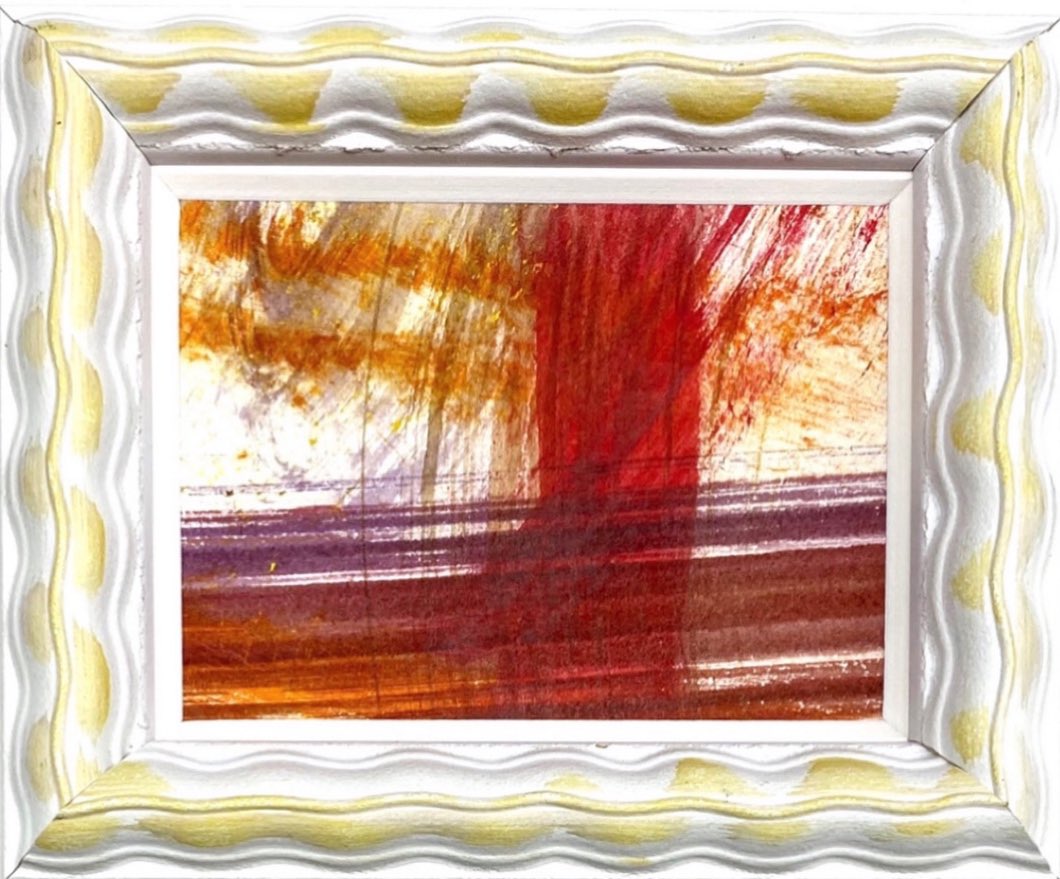 hiroyatabe's tweet image. 手のひら大の作品を #神保町 の老舗画材店 #文房堂 さんで額装依頼。
マットの斜めの断面が額・作品と完全に調和したとてもよい仕上がりになりました。
プロの技に感謝します!

#miniframe #HiroYatabe #ヒロ・ヤタベ