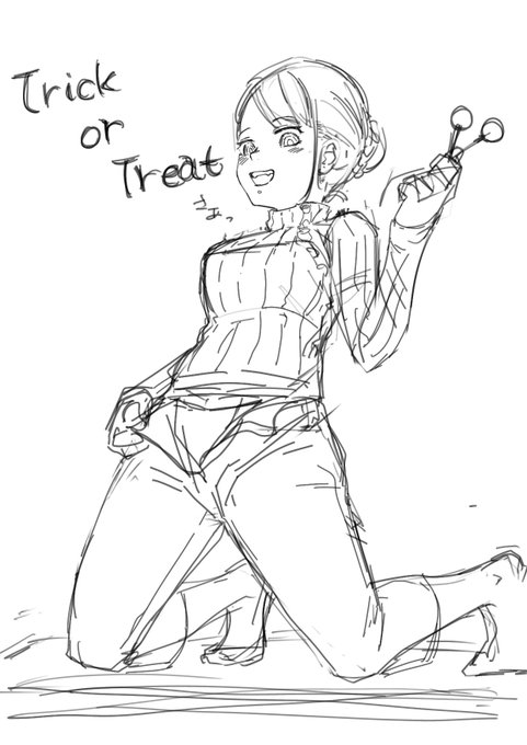 似たような構図しか描けない病気 