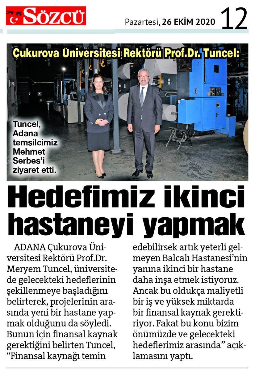 Sayın Rektör Prof. Dr. Meryem Tuncel kısa zamanda enerjisiyle ve bilgisiyle fark yaratmaya başladı.