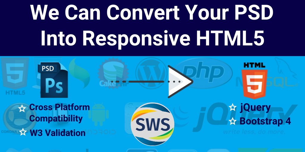 sctwebsolutions's tweet image. We can #ConvertPSDtoHTML for you! 🙌
👍We also do #PSDtoResponsiveHTML conversions as well. 
To find out more visit 👉 bit.ly/3jAUGQE
#css #javascript #programming #coding #webdesign #bootstrap #jQuery