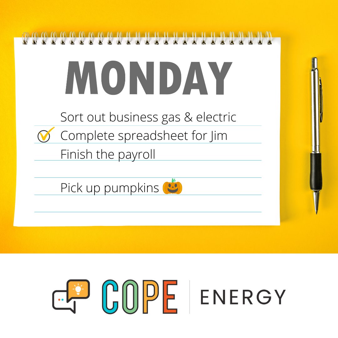 copeenergy's tweet photo. Can we help with your to do list this week?

We compare tariffs from all suppliers to find you the best energy deals. Saving YOUR business time and money!

Contact us on:
☎️ 0333 210 0460
🌐 https://t.co/AZozwUC5ad

#businessenergy #businessowner #energyprices #gas #electric https://t.co/y905tnWqKi