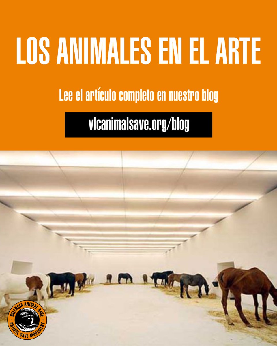 VlcAnimalSave's tweet photo. Ayer domingo reflexionamos brevemente sobre el especismo presente en el mundo del arte.
> > > https://t.co/dYz9HuQHJV https://t.co/rJIRhe15YL