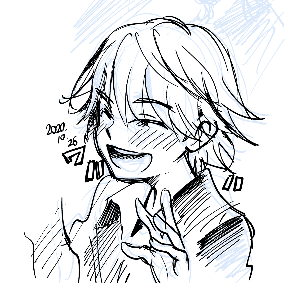 今日のマストタスクは終わったので、休憩落書き書き 