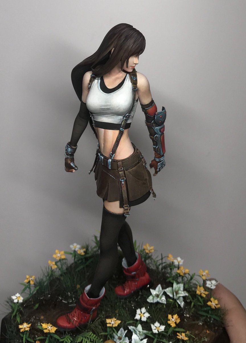 Zero 友人が完成したティファ 1 12スケール 3d出力品 高さ13センチ 全部筆塗りとは すげー Ff7リメイク Ff7r Ff7remake Zero 友人が完成したティファ 1 12スケール 3d出力品 高さ13センチ 全部筆塗りとは すげー Ff7リメイク Ff7r Ff7remake
