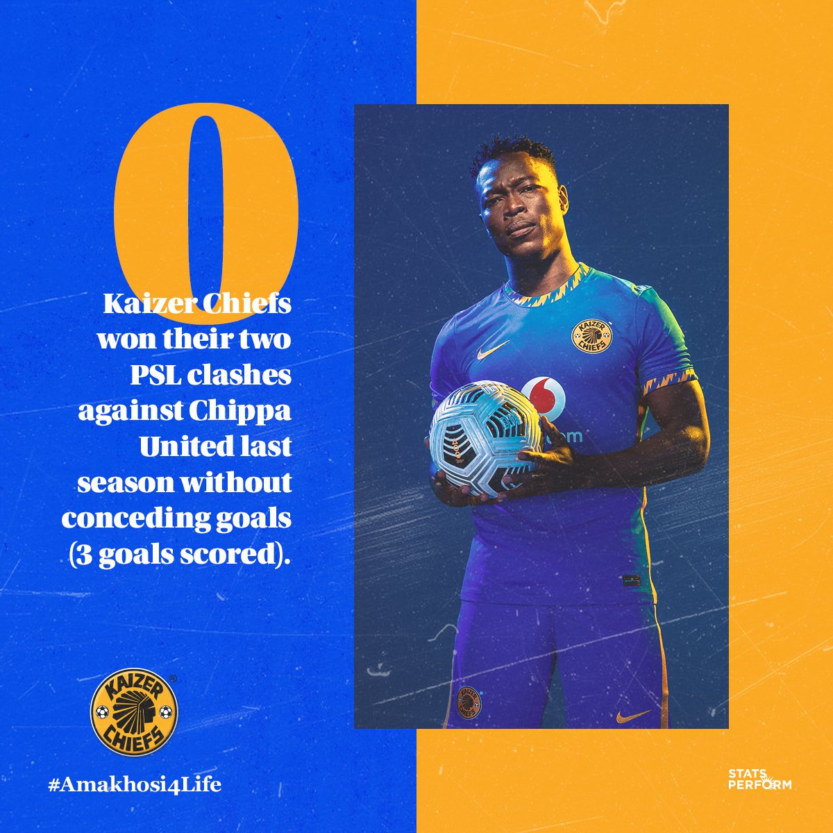 KaizerChiefs's tweet photo. Next Kaizer Chiefs Match!

🏆#DStvPrem
⚽️Chippa United vs. Kaizer Chiefs
👕First Team
📆Tuesday 27 October 2020
🏟Nelson Mandela Bay Stadium 
🕒19h30
📺SS2
📢NO FANS ALLOWED INSIDE OR OUTSIDE THE STADIUM!!!!

#Amakhosi4Life #KaizerChiefs50 https://t.co/E2kkPBrvzY