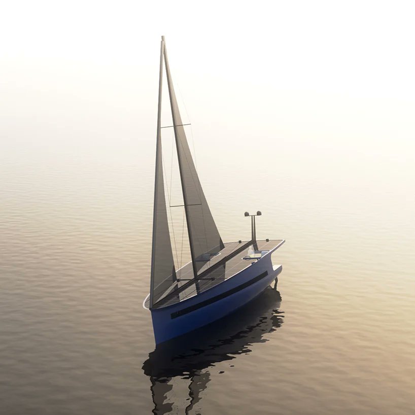 theNavisor's tweet photo. 17M solar yacht pr w/ retractable sailing rig https://t.co/jadTpS2yII