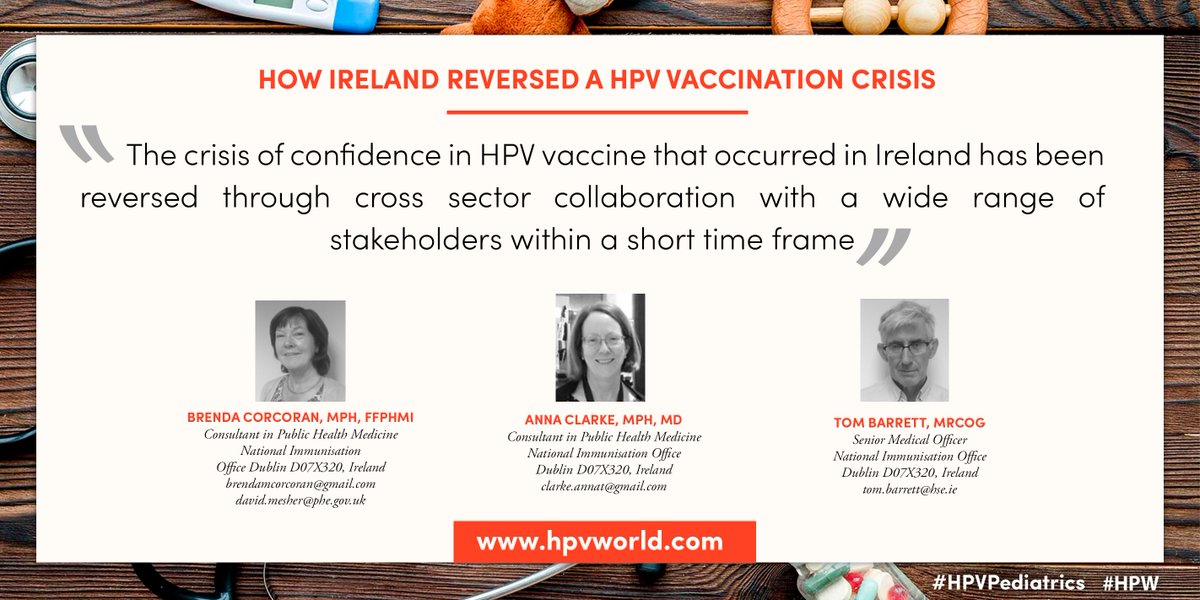 hpv_world's tweet photo. #HPV #Pediatrics #HPVVaccinesafetyandhesitancy #BrendaCorcoran #AnnaClarke #TomBarrett. How Ireland reversed a HPV vaccination crisis ➡https://t.co/RDHEBMbJui https://t.co/LantmHCEgv