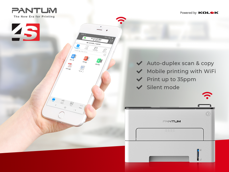 Pantum_SA's tweet photo. A smart #printer should be reliable, easy &amp; efficient!
Choose #Pantum 4S Series to boost your work productivity to the fullest! 
 #efficientworkcompanion #soho #workfromhome #printing #SMB https://t.co/o5SZPjkT5R