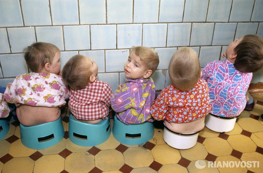 В детский сад картинки в туалет