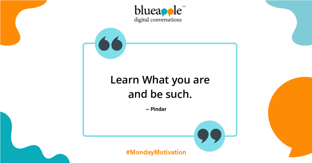 BlueAppleonline's tweet photo. Consider even the smallest of work a serious business. Make it your ambition to lead a quiet life, to mind your own business, and to work with not only your hands but also your mind and soul.
#BlueappleTechnologies #MondayMotivation #MondayThoughts #eLearningCompany https://t.co/3PZdwVLvoW