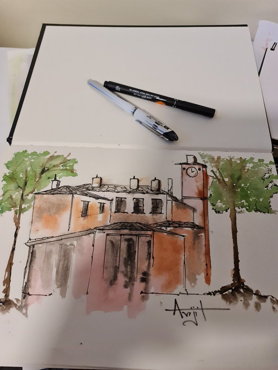 From my sketchbook. Ar Kiama....