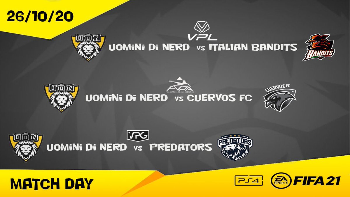 thegrowlesport's tweet photo. 📍MATCHDAY

🏆@FVPA_net - #SerieC
3ª Giornata  
🏠🆚#CuervosFc 
🕥 22:10

🏆@VPG_Italy - #SerieD1
4ª Giornata  
🏠🆚@Predators__ 
🕥 22:45

🏆@VPLItaly - #SerieC
1ª Giornata  
🏠🆚@italianbandits 
🕥 23.00 https://t.co/RVi7cDT5nH