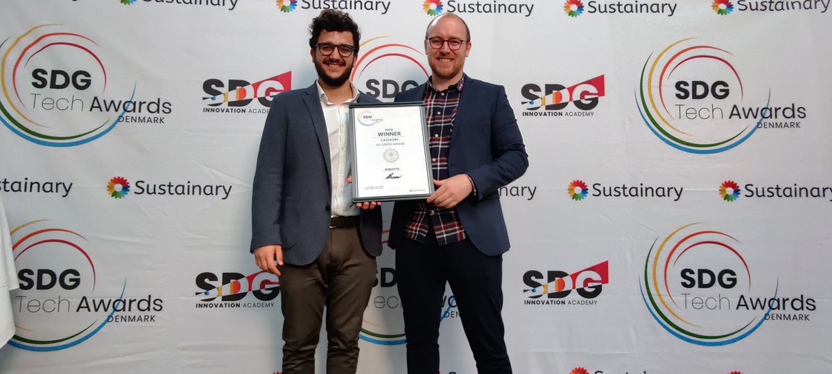 robottoco's tweet photo. We are so thankful to have won the SDG Tech Award! It is such a recognition!
And it shows that we are on the right track, pushing our message for implementation of ethics and sustainability to build a better tomorrow!
#robotto #technology #sustainable #firefightinginnovation https://t.co/PoUf5ofCYd