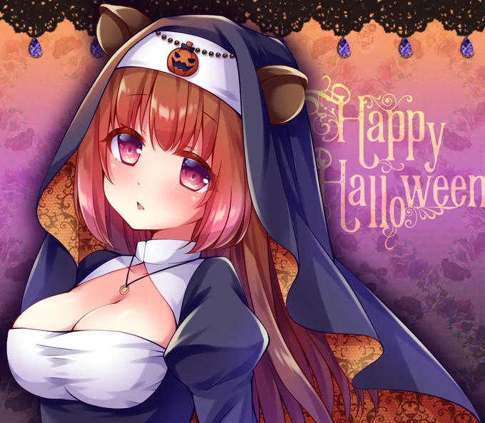 #かぴそ #ハロウィン #柚原いづみ
?たゆんたゆんシスターいづみちゃん? 