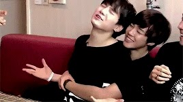Yoongi rejecting affection from the members but secretly enjoying it  -- a thread