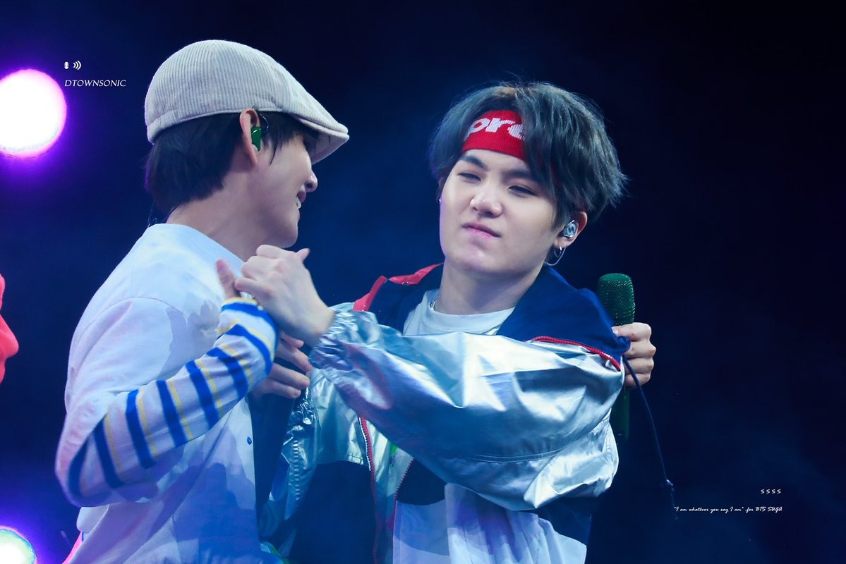 Yoongi rejecting affection from the members but secretly enjoying it  -- a thread