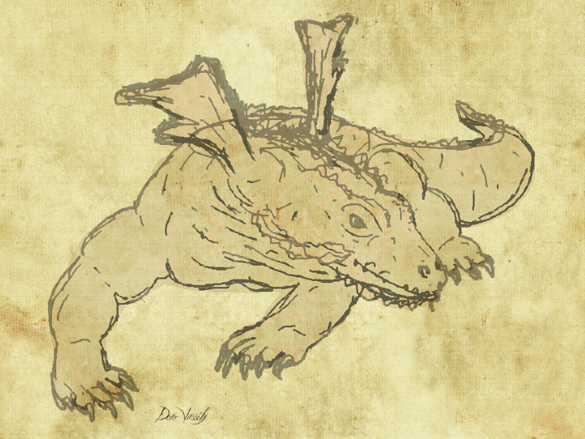 AerialScholar's tweet photo. Dogs are domesticated. Wurm lizards are waiting for an opportunity to bite you. https://t.co/KMnlQP0XQ4