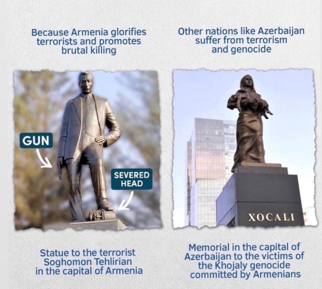 Here is the real difference between the two nations. The devil in the detail! #StopArmenianOccupation