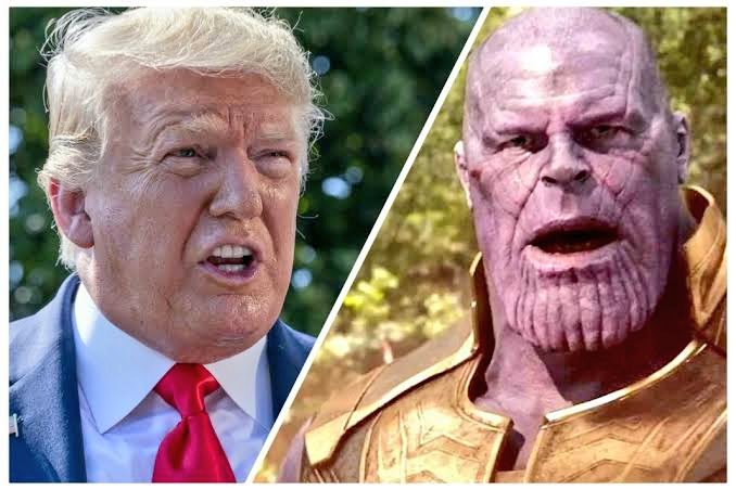 Rahul Easwar On Twitter Symbolically It Is Thanos Vs Captainamerica Trump Vs Biden Insanity Vs Sanity Lies Vs Fact Based Leadership Bully Vs Inclusive Harsh Vs Moderate Using Thanos Icon As Trump