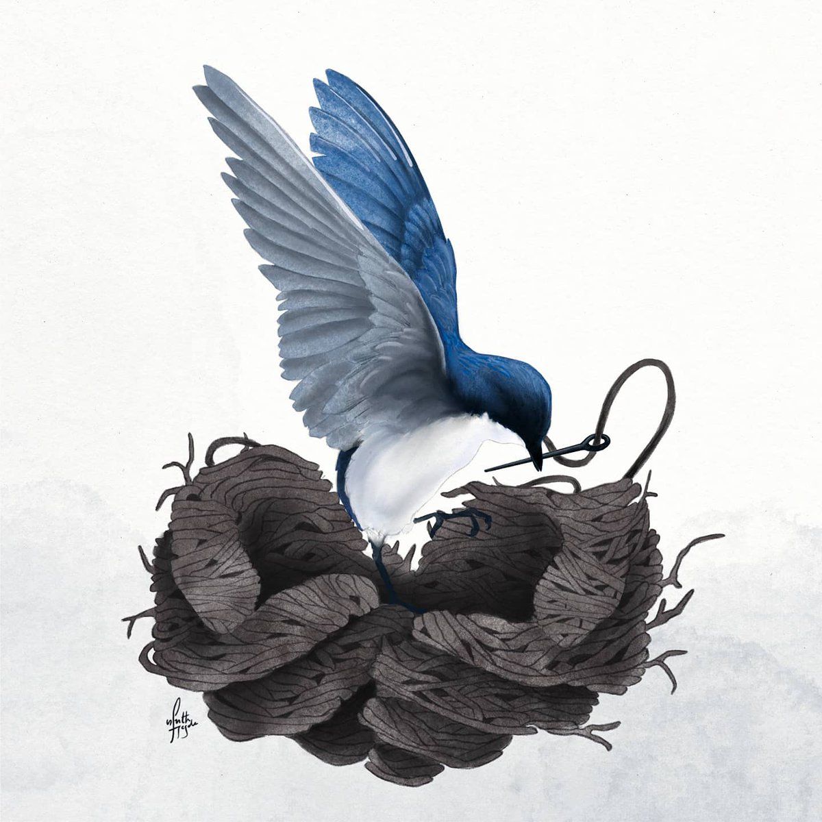 hegde_sushanth's tweet photo. Weaving Relations 🤝
Another weekend sesh on @Procreate 
#illustration https://t.co/6PcJCHD8ih