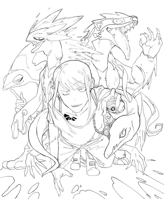 今更だけど剣盾プレイしてます
自分をトレーナーっぽく描きました 