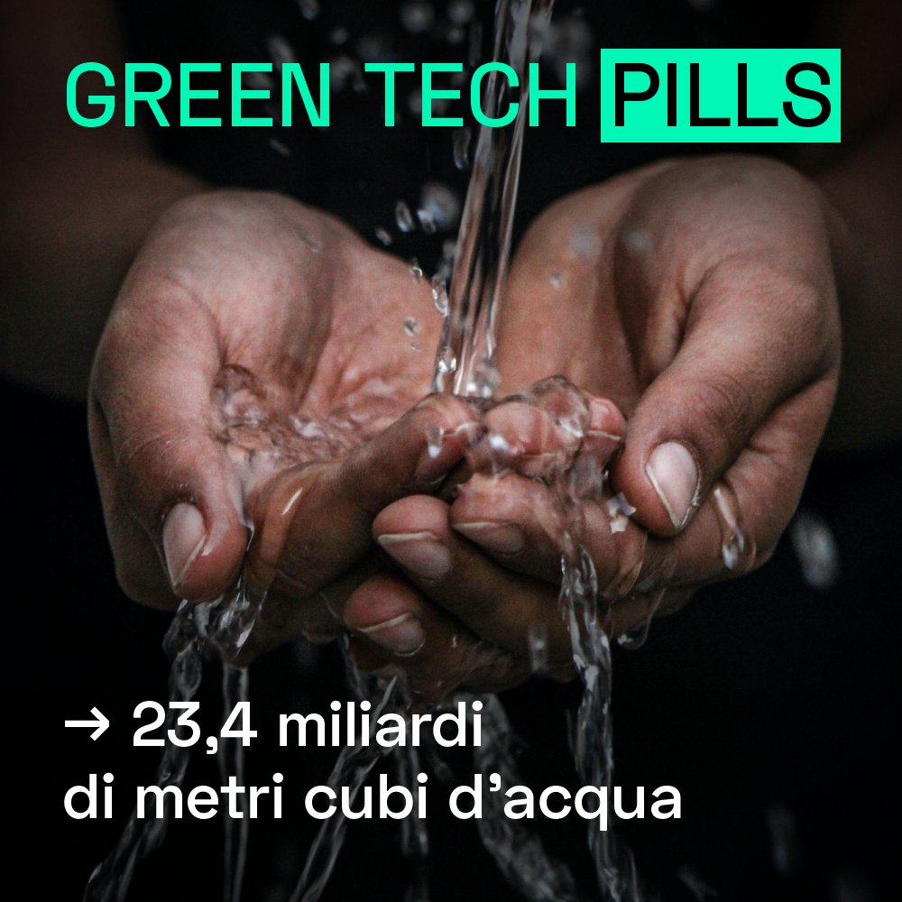 WaT_italia's tweet photo. 23,4 miliardi di metri cubi. Sono esattamente i litri d’acqua che mancano in Italia nel 2020. Si tratta della più grave crisi di siccità avvenuta nel nostro paese negli ultimi 60 anni.
#green #grycle #wat #wearetomorrow #sustainability #greentech #plasticwaste #pollution https://t.co/eAYmvLQQjp