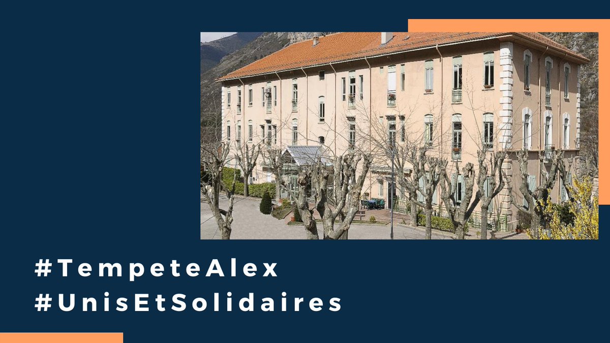 Intempéries/MAS des Fontaines – <a href="/AdapeiAM/">ADAPEI des Alpes-Maritimes</a> salue le professionnalisme des salariés restés auprès des résidents. L’urgence est de sécuriser le fonctionnement de l’établissement et d’assurer la pérennité de l’accompagnement des résidents. 
 #TempeteAlex #UnisEtSolidaires