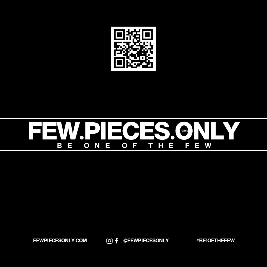 official_gwd's tweet photo. A new project was born: @fewpiecesonly the #UltraNiche #ecommerce website of #GWD

#Be1OfTheFew #FewPiecesOnly https://t.co/5CKyTDw3hZ