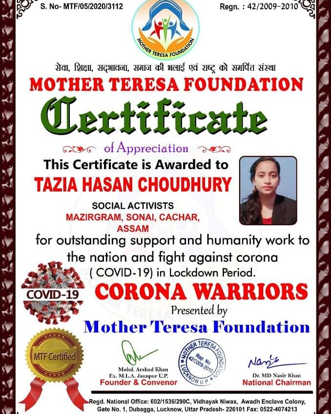 bong_warrior's tweet photo. It's was my duty ❤️😌
#Coronawarriors #award #COVID19 #taziachoudhury https://t.co/p4Lh1GP6kb