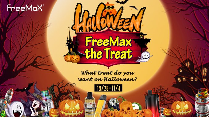 Freemaxvape's tweet photo. Halloween is approaching👻
What treat do you want from Freemax on Halloween? 🤓
Don't forget to join the Halloween Activity from Oct 28th💞💞
⚠️For 21+ only.
#maxpodkit #autopod50 #mpro #mprotank #podsystem #vapefam #coils https://t.co/PYousOo0AB