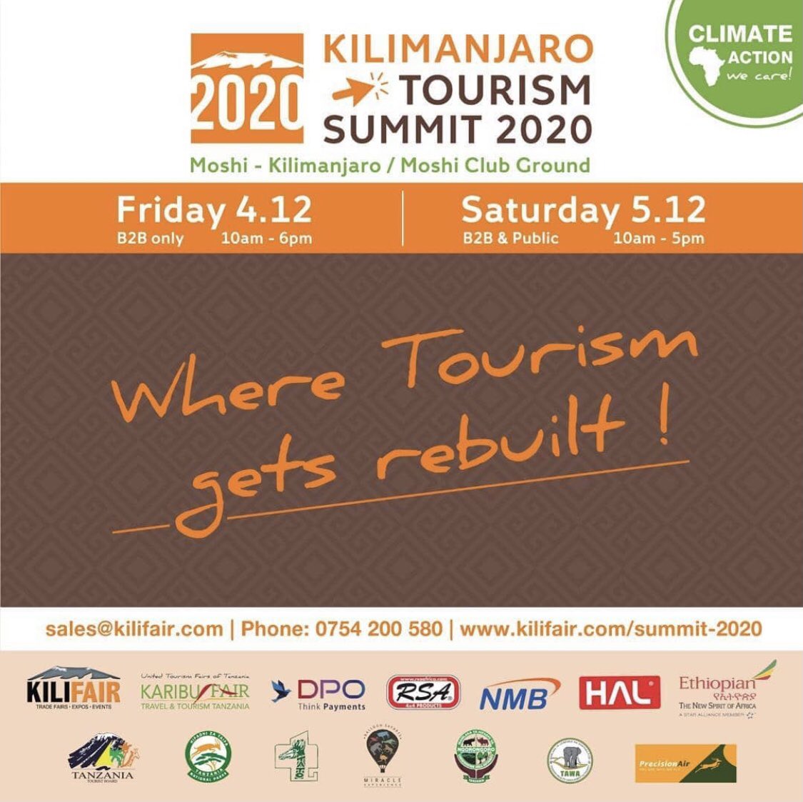 RickyAndShaton's tweet photo. Who is coming to #Kilimanjaro #TourismSummit ? It’s on 4/5 December this year! Anybody from the #Tanzania #Tourism #Family coming? https://t.co/IEtDYteV3m