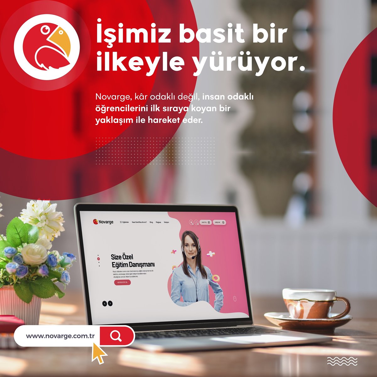 novargeas's tweet photo. İşimiz basit bir ilkeyle yürüyor. Önce İnsan!

#Novarge, kâr odaklı değil, insan odaklı öğrencilerini ilk sıraya koyan bir yaklaşım ile hareket eder.

#Pazartesi #UzaktanEğitim #Meb https://t.co/TbH5ndEzmV