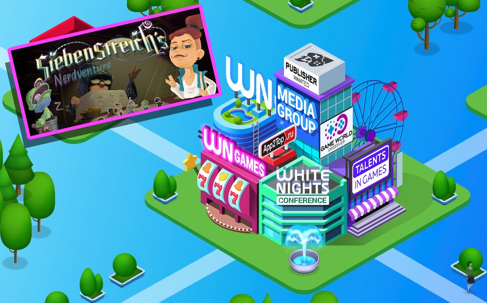 Visit our virtual booth at <a href="/wnconf/">WN Events</a> starting today! We're there all week showcasing Siebenstreich's Nerdventure. #wnconf #gamedev #indiegame #nerdventure