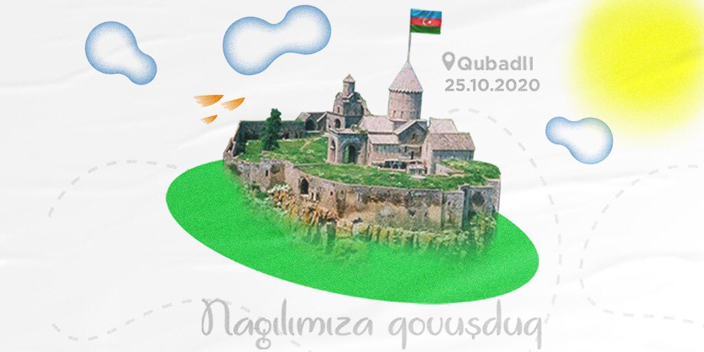 SabinaZulalova's tweet photo. Welcome back Qubadli! #KarabakhisAzebaijan #StopArmenianOccupation #Azerbaijan #worldmustknow #OpenYourEyes https://t.co/ZnzGAddAZH