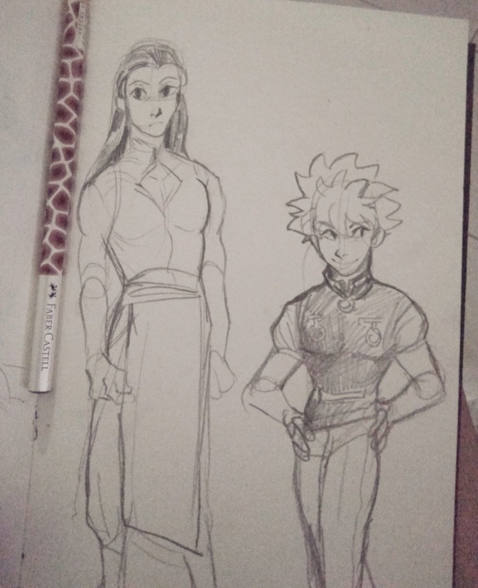 a very rare illumi and killua side by side each other ?️?️ feat. My two favorite fits in the show 