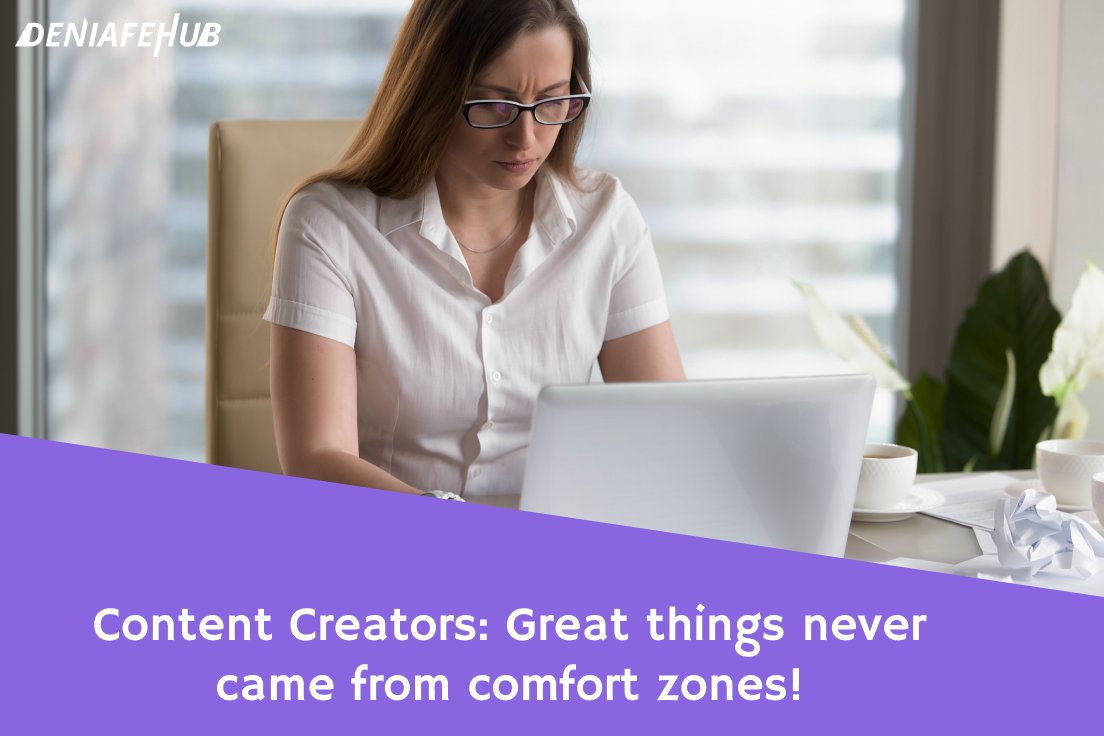 DeniafeHub's tweet photo. Monday Motivation: Wanna do great things, get out of your comfort zone!

❤ this post
Follow @deniafehub
Leave a comment!

#mondaythoughts #quotes #contentcreators #Marketing #WritingCommunity #writerslift https://t.co/ft9Zv6Y4p1