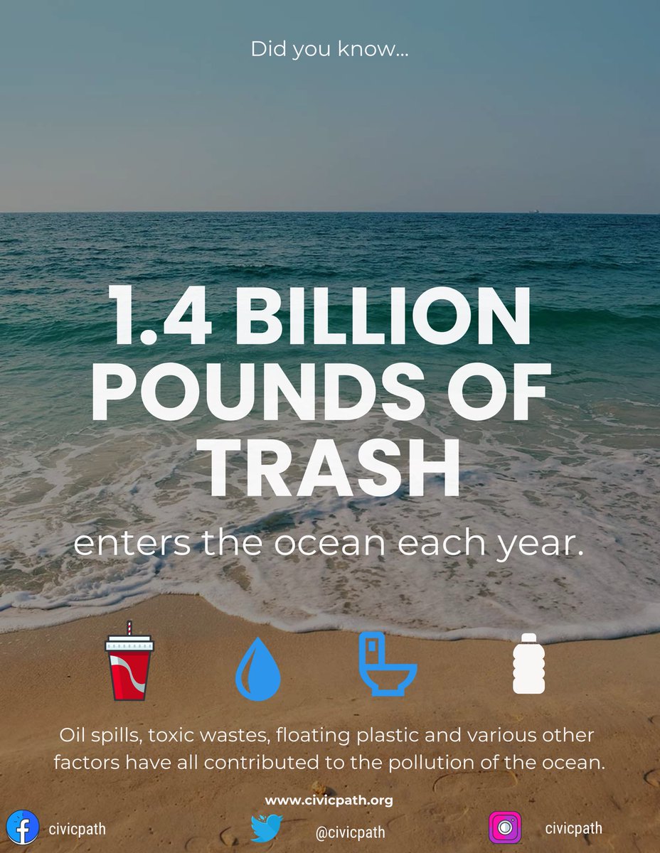 CivicPath's tweet photo. #notoplastic #EnvironmentConservation #ActiveCitizen #civiceducation #saveourplanet #saveouroceans #civicduty #civicpath https://t.co/09FJQDzzYu