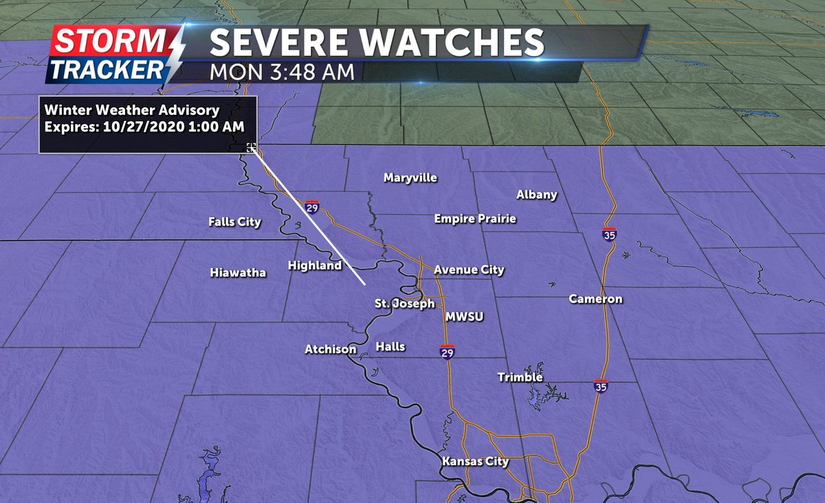 Winter Weather Advisory is in effect for all of our counties through Tuesday at 1:00 a.m. Periods of snowfall and a wintry mix is expected during the day and into tonight. Models picking up on a dusting to 2 ". Allow a few extra minutes this morning and have the scrapers handy!