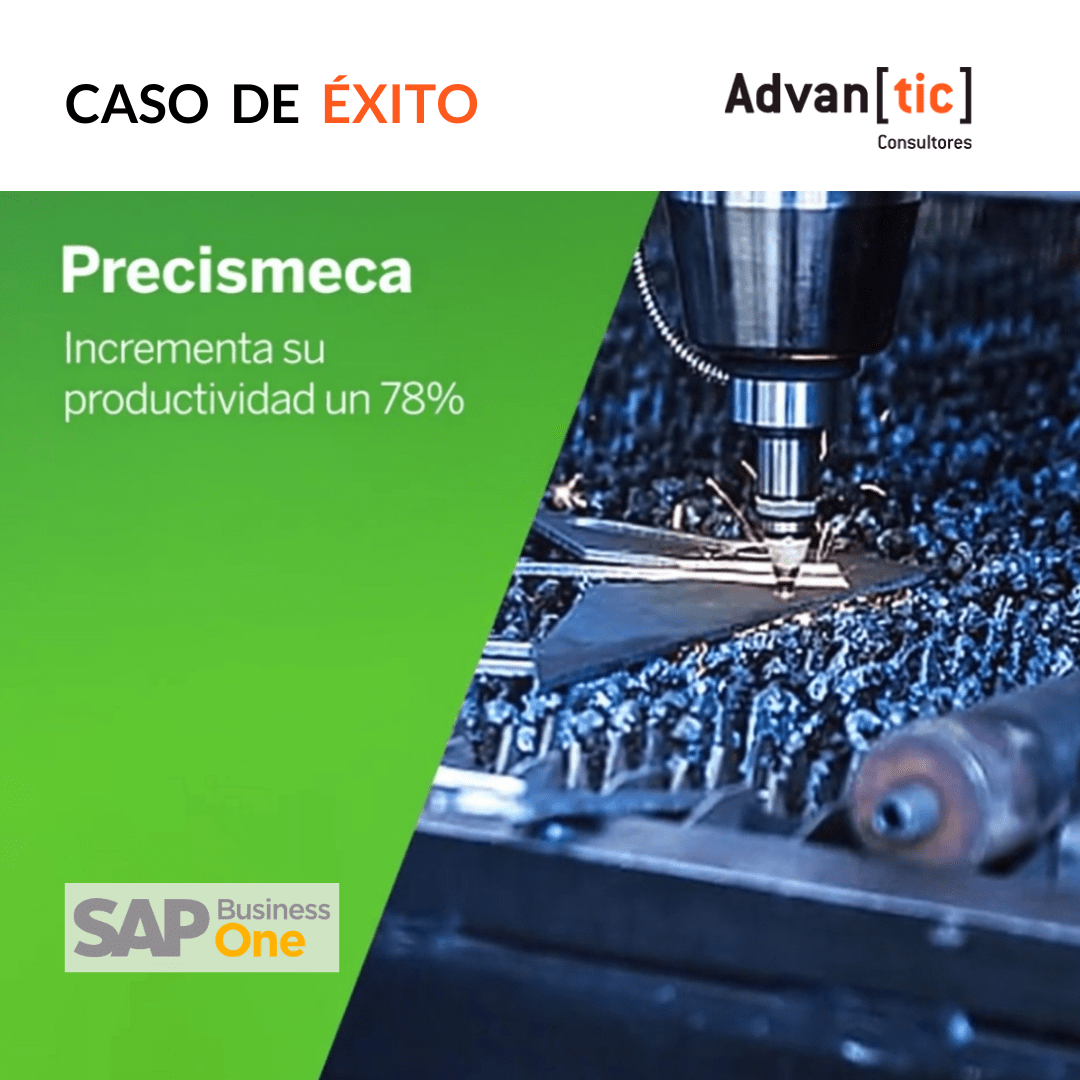 AdvanticSpain's tweet photo. ✅ Caso de éxito Precismeca ✅
#Precismeca 𝗶𝗻𝗰𝗿𝗲𝗺𝗲𝗻𝘁𝗮 𝘀𝘂 𝗽𝗿𝗼𝗱𝘂𝗰𝘁𝗶𝘃𝗶𝗱𝗮𝗱 𝗲𝗻 𝘂𝗻 𝟳𝟴% gracias a #SAPBusinessOne
Si quieres saber todos los beneficios que obtuvieron pincha aquí 👇
https://t.co/h7ejMrIFgu
#TransformandoPymes @SAPSpain #Éxito https://t.co/i3wzZl18kb