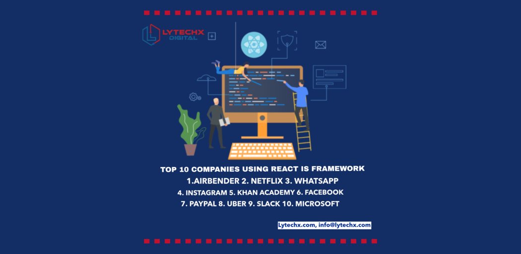 lytechxdigital's tweet image. TOP 10 COMPANIES USING REACT IS FRAMEWORK
1.AIRBENDER 2. NETFLIX 3. WHATSAPP
4. INSTAGRAM 5. KHAN ACADEMY 6.FACEBOOK
7. PAYPAL 8. UBER 9. SLACK 10. MICROSOFT
#REACTFRAMEWORK #NETFLIX #WHATSAPP #INSTAGRAM #KHANACADEMY #FACEBOOK #PAYPAL #UBER #SLACK #MIRCOSOFT #passwordgenrator