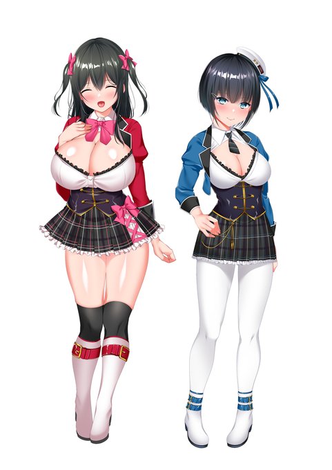 [R-18] 【CG集制作中】(エロ)アイドル物CG集より立ち絵 #オリジナル #CG集 #女子高生 #巨乳 #催眠 #姉妹 #アイドル https://t.co/9huPUvyT7E 