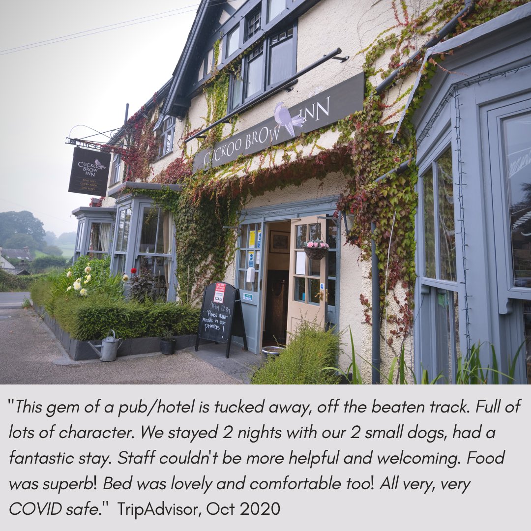 It’s always lovely to start the new week with a great review; one of our guests had this to say about their recent stay at #CuckooBrowInn. If you’re thinking of staying with us, book direct for the best deals: cuckoobrow.co.uk

#LakeDistrict #Feedback #dogfriendly #Cumbria