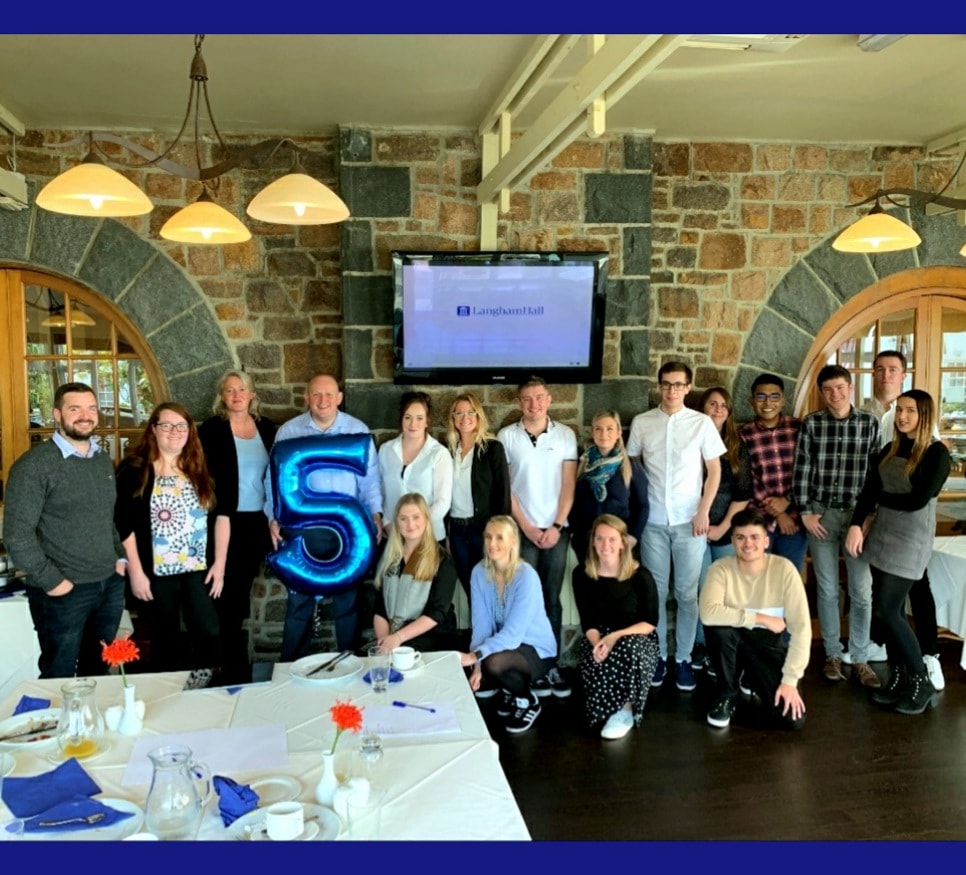 LanghamHallCI's tweet photo. LHG turns 5!!!🎉🎊🥳
In October 2015 the Langham Hall Guernsey opened with just one employee, Jon Young (Head of Guernsey and Private Equity). Now the office comprises of 21 employees and is still growing rapidly! #LHG #Happybirthday  🥳🎊🎉🎂 https://t.co/cYEr6jzy8H