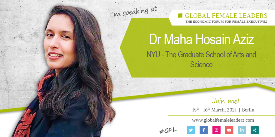 global_female's tweet photo. We are very proud to welcome Dr Maha Hosain Aziz as speaker to our annual summit @global_female Live in Berlin (Germany) and digitally worldwide, 15th-16th March, 2021
#futureworldorder #theglobalkid #internet #media #society
@GlobalKidComic #GFL @ArtsandScience https://t.co/TjDi74W2DO