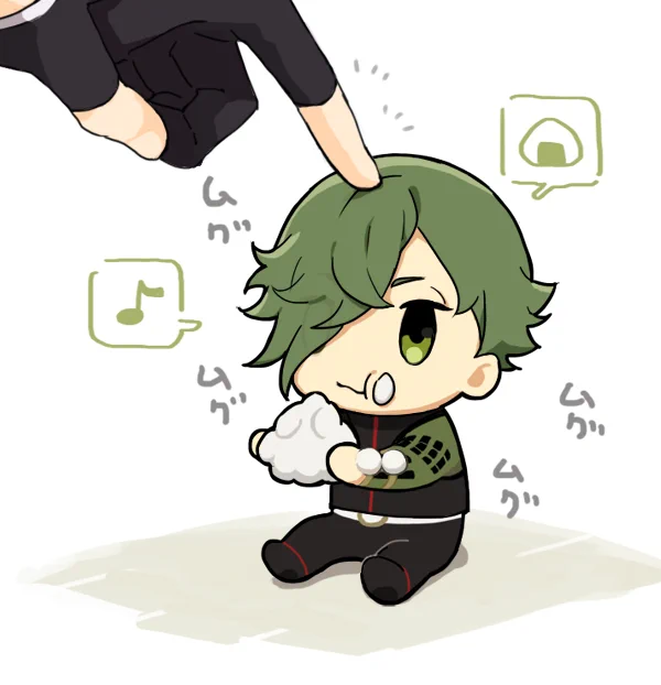 #今まで描いた中でも厳選カワイイ鶯丸を晒してください 