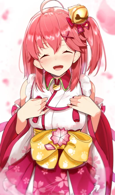 11:さくらみこ #miko_Art 
#みこにエール 
おかえりなさい! 